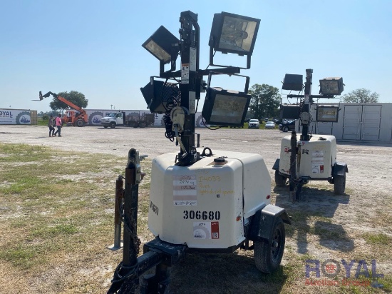 2019 Terex RL4 4000W Towable Light Tower
