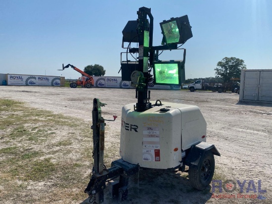 2018 Terex RL4 4000W Towable Light Tower