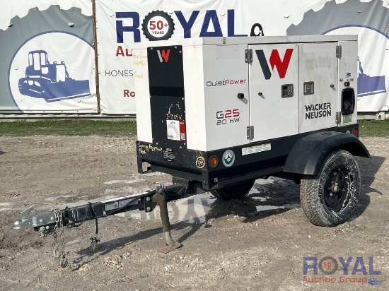 2021 Wacker Neson G25 20KWTowable Diesel Generator