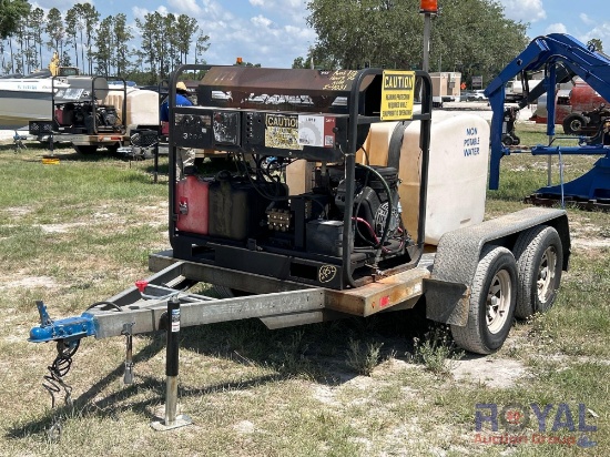 Mi-T-M 3005 Trailer Mounted Hot Water Pressure Washer with Tank