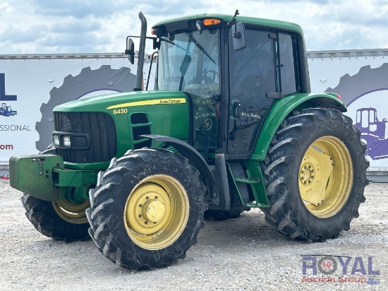 2012 John Deere 6430 4WD Agricultural Utility Tractor