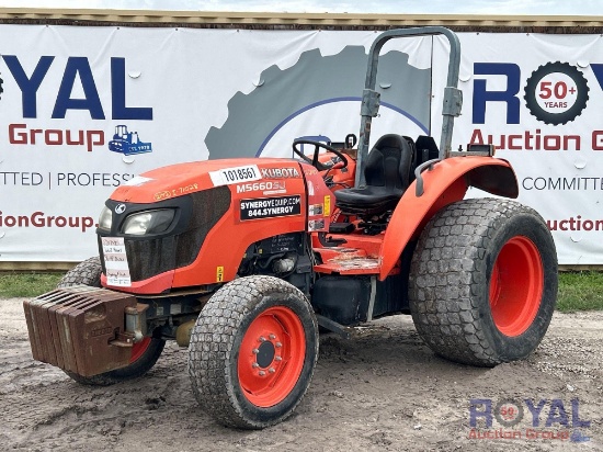 2017 Kubota M5660SU-D 4WD Utility Tractor