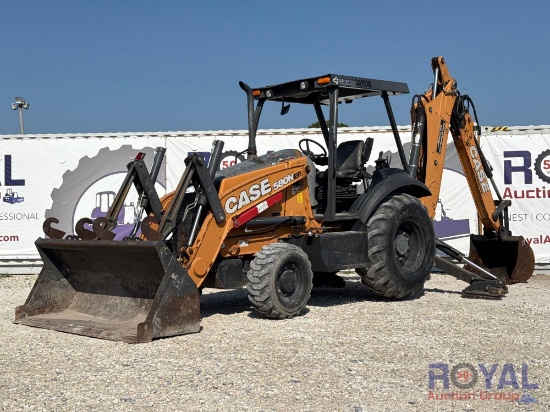2018 Case 580N 4x4 Extendahoe Loader Backhoe