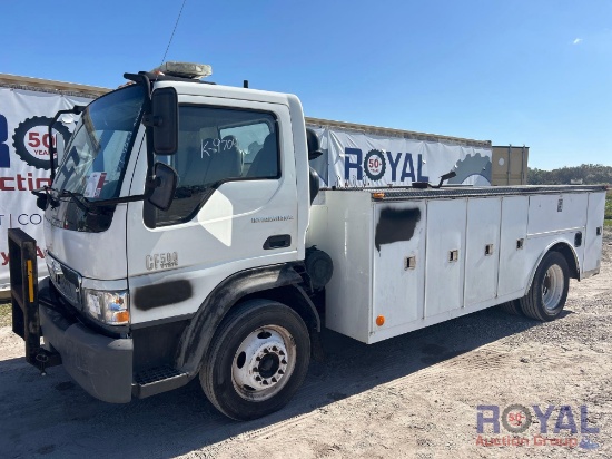 2008 International CF500 Electric Lift Service Truck