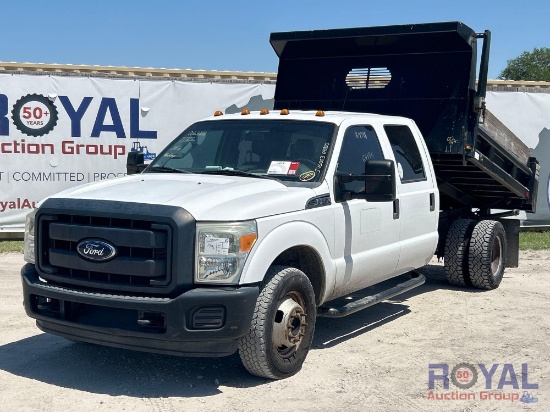 2015 Ford F-350 9ft Crew Cab Dump Truck