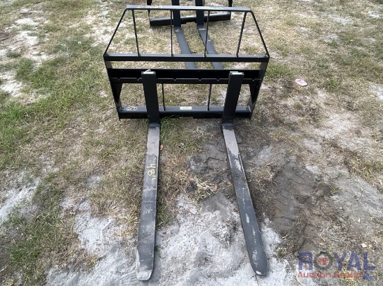 2025 Kivel 48in Forks and Frame Skid Steer Attachment