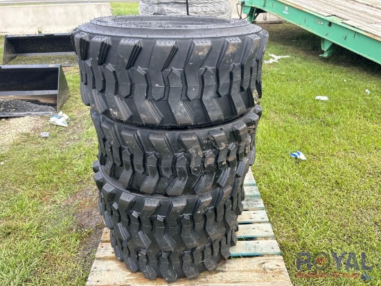 4 Unused 12-165.5 Skid Steer Tires