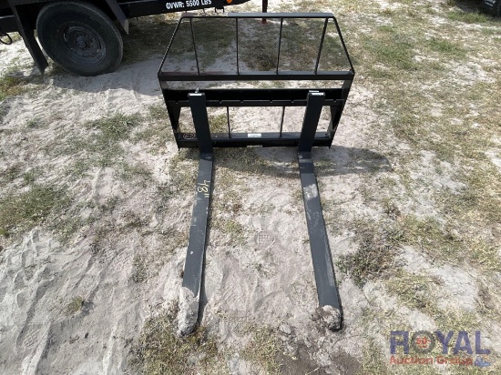 2025 Kivel 48in Forks and Frame Skid Steer Attachment