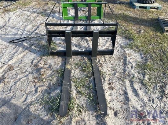 2025 Kivel 48in Forks and Frame Skid Steer Attachment