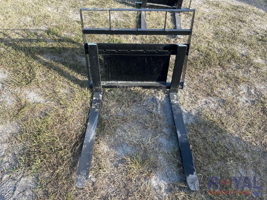 2025 Kivel 42in Forks and Frame Mini Skid Steer Attachment