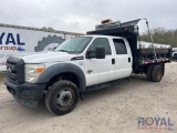 2015 Ford F-550 Crew Cab Godwin 184U Mason Dump Truck