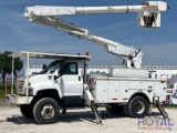 2007 GMC C8500 Altec AM650 50ft Material Handling Insulated Bucket Truck