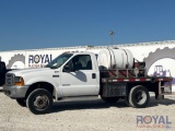 1999 Ford F-450 4x4 Flatbed Sprayer Truck