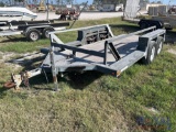 JLG 16ft 6,500lb T/A Lo Riser Flatbed Trailer
