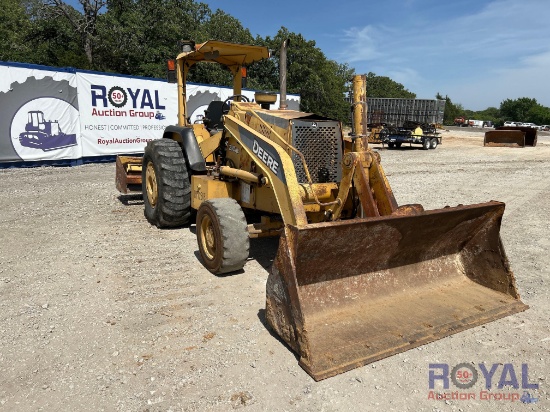 2006 John Deere 210LE 4x4 Box Blade Loader Tractor
