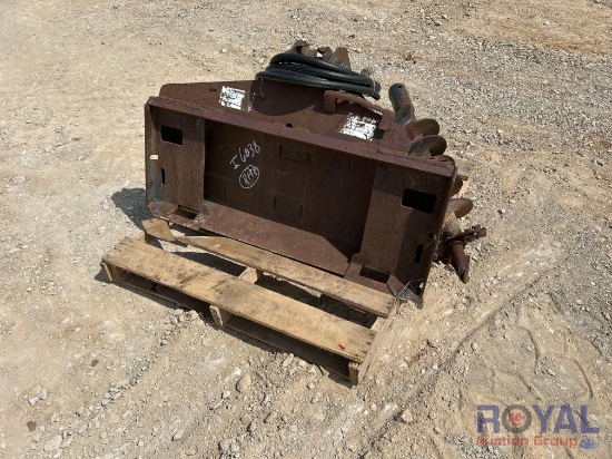 Bobcat 15C Hydraulic Auger Skid Steer Attachment