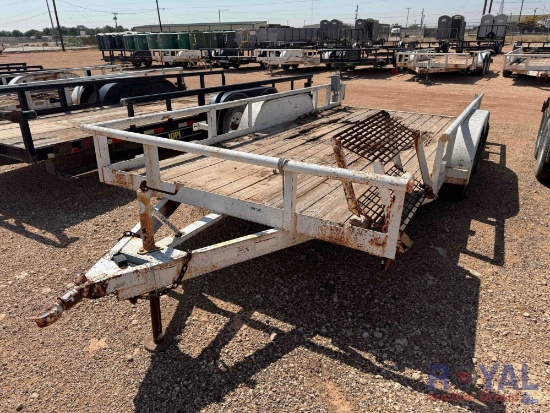 2001 Big Tex 10PI T/A Pipe Top Utility Trailer