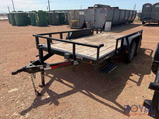 2012 Lamar Trailers UT10k 16ft. T/A Pipe Top Utility Trailer