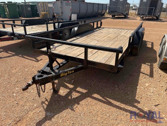 2005 Big Tex 10PI 16ft. T/A Pipe Top Utility Trailer