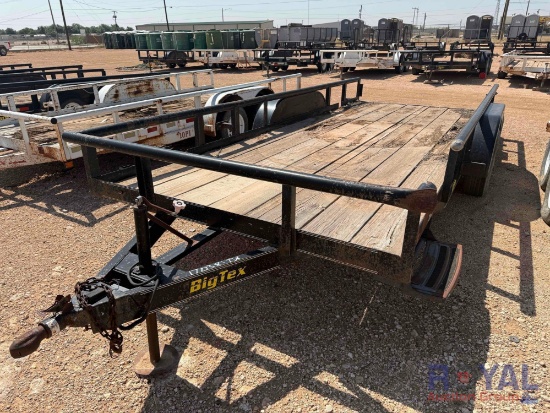 2003 Big Tex 10PI 16ft. T/A Pipe Top Utility Trailer