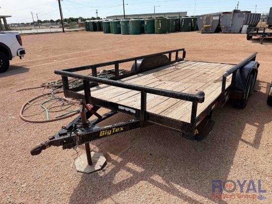 2003 Big Tex 10PI 16ft. T/A Pipe Top Utility Trailer