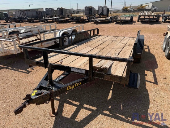 2002 Big Tex 10PI 16ft. T/A Pipe Top Utility Trailer