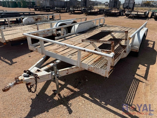 2001 Big Tex 10PI 16ft. T/A Pipe Top Utility Trailer