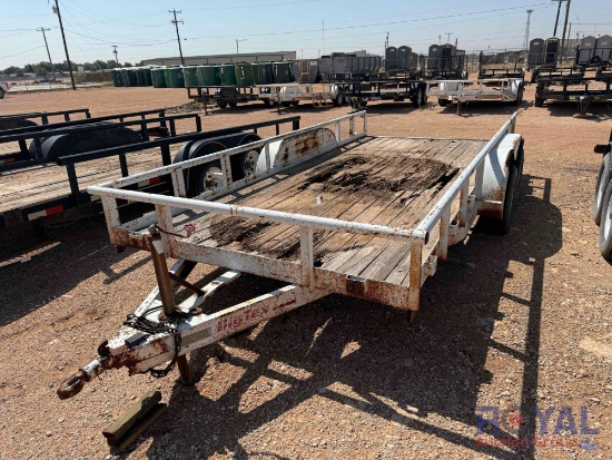 2001 Big Tex 10PI 16ft. T/A Pipe Top Utility Trailer