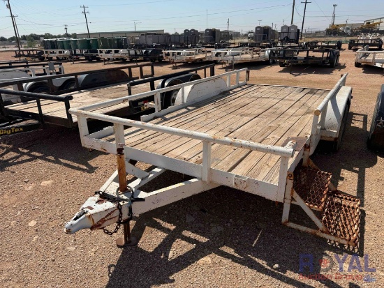 2001 Big Tex 10PI 16ft. T/A Pipe Top Utility Trailer