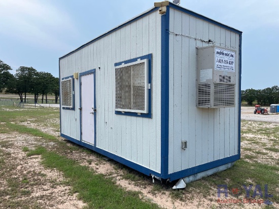 Blue Concrete Test Shed