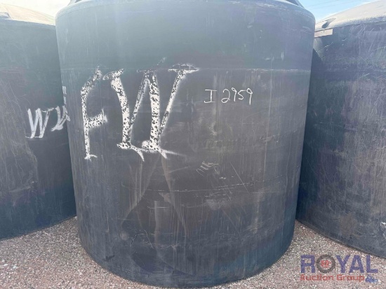 3000 Gallon Black Poly Water Tank