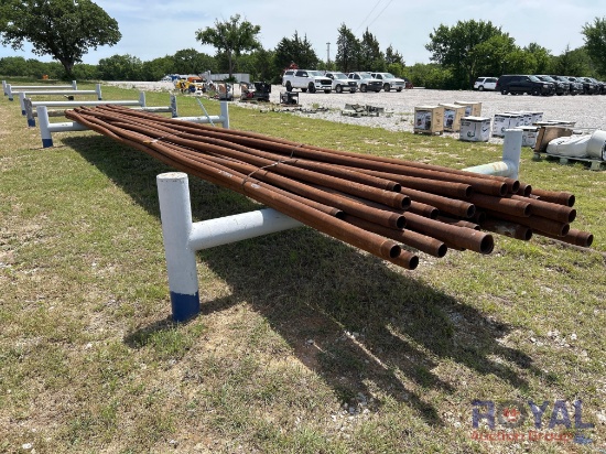 36 Joints of 2 7/8in Steel Construction Drill Pipe