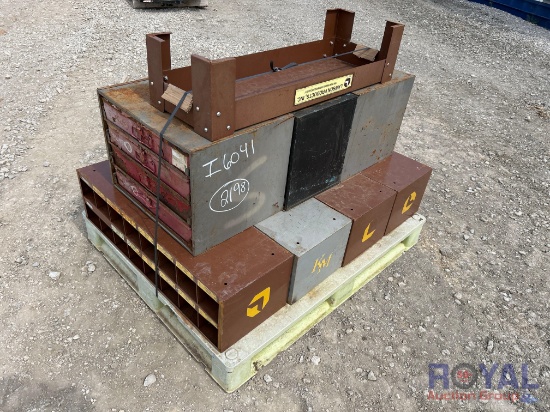 Pallet of Pigeon Hole Cabinets and Parts Drawers