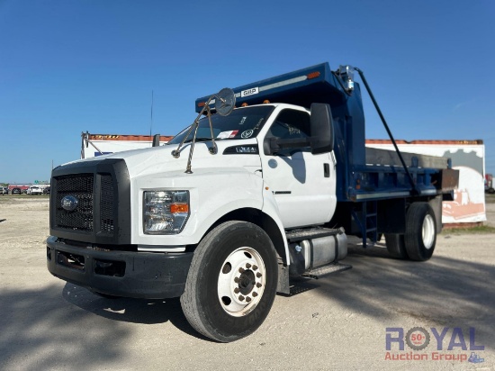 2017 Ford F-650 14ft Mason Dump Truck