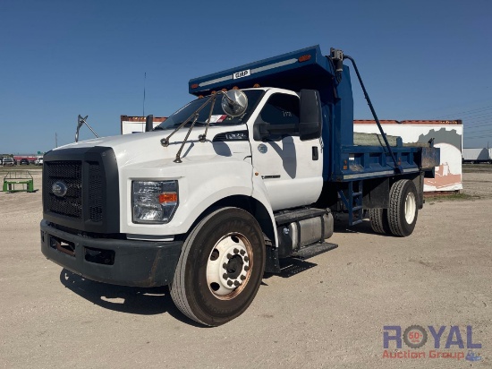 2017 Ford F-650 14ft Mason Dump Truck