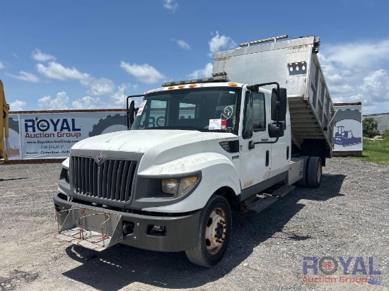 2014 International Terrastar Crew Cab Landscape Dump Truck