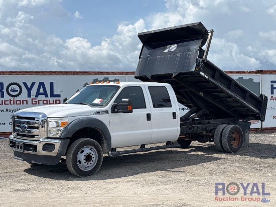 2016 Ford F-450 Crew Cab Mason Dump Truck