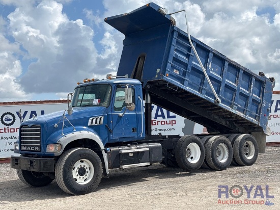 2012 Mack GU713 Granite Tri-Axle Dump Truck