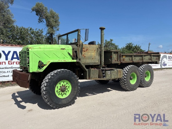 1985 American General 5 Ton 6x6 Flatbed Truck