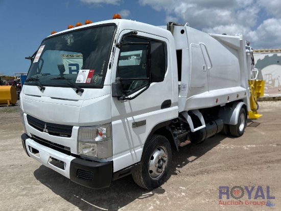 2013 Mitsubishi Fuso FEC92S Rear Loader Garbage Truck