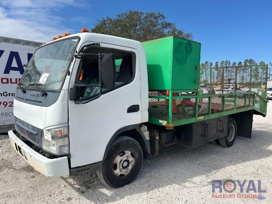 2007 Mitsubishi Fuso FE84D 16ft Dovetail Flatbed Truck