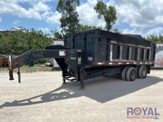 18ft T/A Gooseneck Dump Trailer