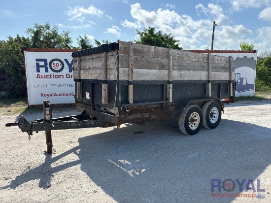 dual axle dump trailer