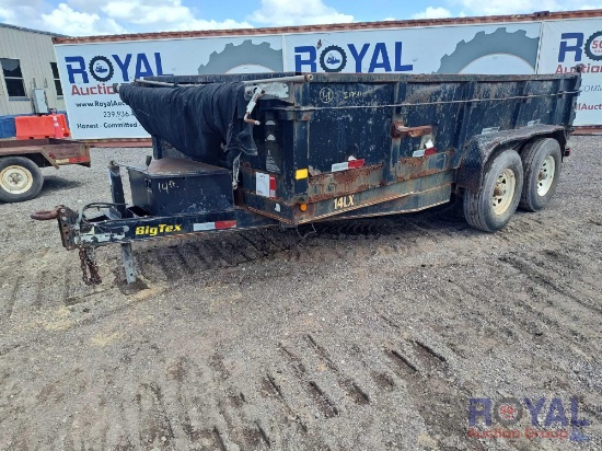 2011 Big Tex LX14 T/A 14ft Dump Trailer
