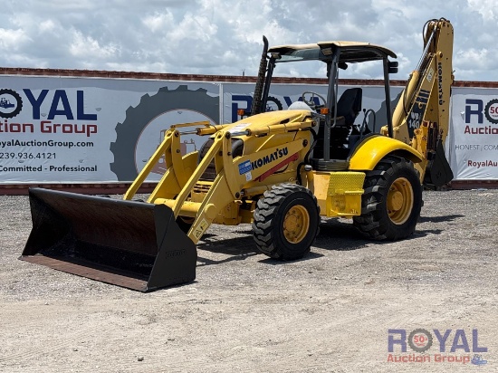 2004 Komatsu WB140 4x4 Extendahoe Loader Backhoe