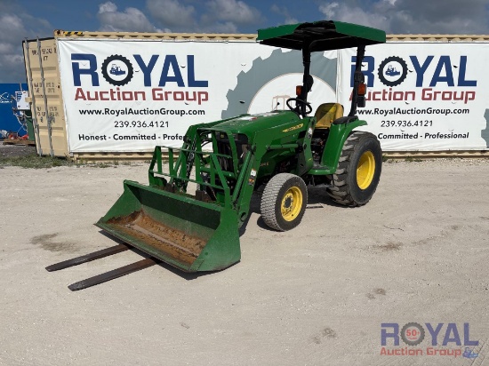 2016 John Deere 3038E Front Loader Utility Tractor