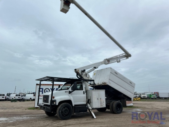 2008 GMC C7500 Altec LRV55 55ft Forestry Bucket Truck