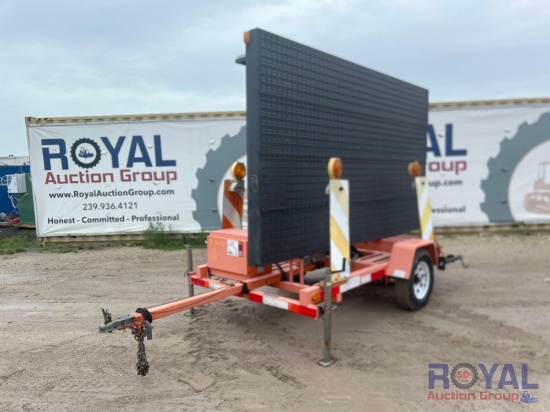 2013 AMSIG Message Sign Board S/A Towable Trailer