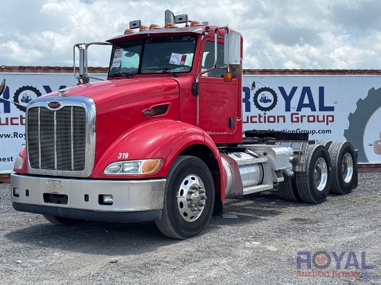 2009 Peterbilt 384 T/A Wet Kit Day Cab Truck Tractor