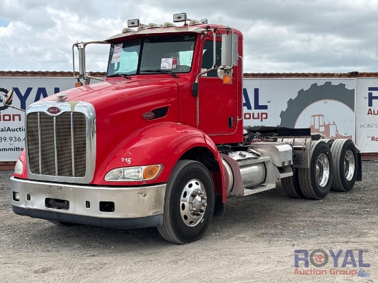 2008 Peterbilt 384 T/A Wet Kit Day Cab Truck Tractor